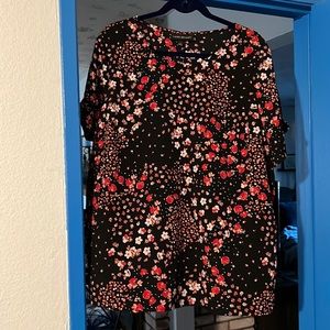 Flower print top
